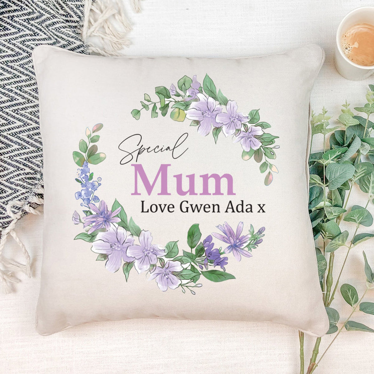 Personalised Special Mum Cushion Gift