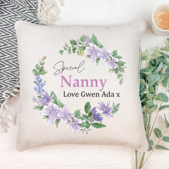 Personalised Special Nanny Cushion Gift