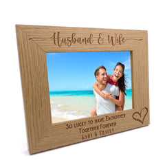 Personalised Husband and Wife together Forever Photo Frame gift