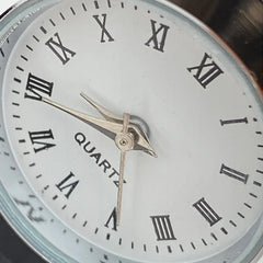 ukgiftstoreonline Personalised Heart Crystal Glass Clock Mother Of The Groom Wedding Gift
