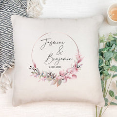 Personalised Wedding or Anniversary Cushion Gift