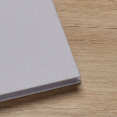 Personalised Christening Large Linen Cover Photo Album With Wood Cross