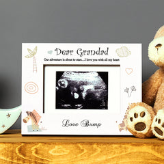 Baby Announcement Grandad to be Scan Photo Frame Gift
