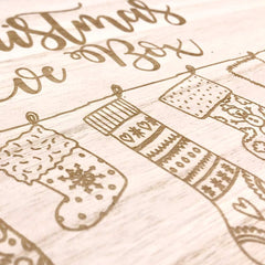 Large Wooden Christmas Eve Box - ukgiftstoreonline