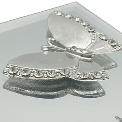 Maid Of Honour Gift Beautiful Mirror Butterfly Jewellery Box - ukgiftstoreonline
