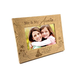 Me and My Auntie Love You To The Moon Photo Frame Gift - ukgiftstoreonline
