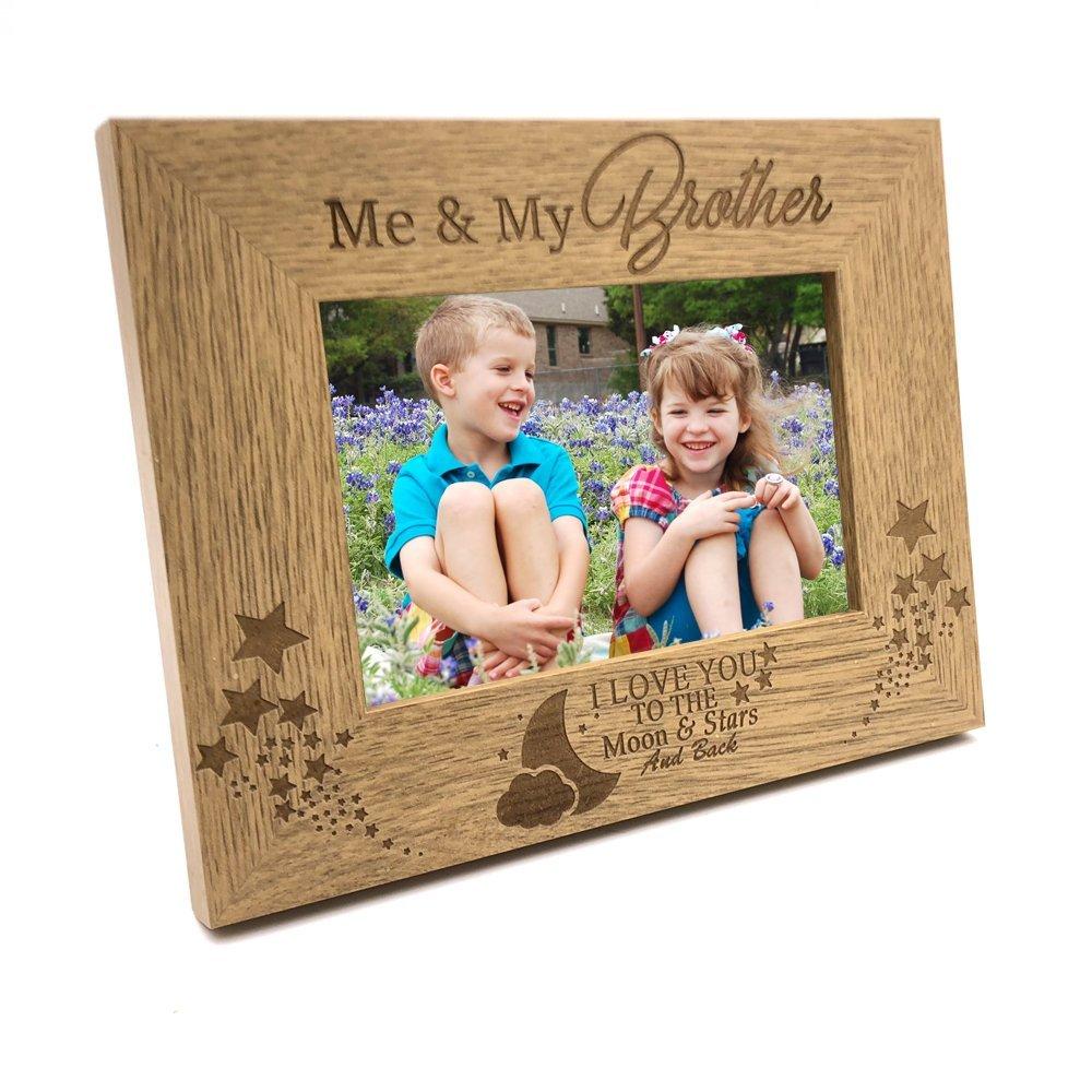 Me and My Brother Love You To The Moon Photo Frame Gift - ukgiftstoreonline