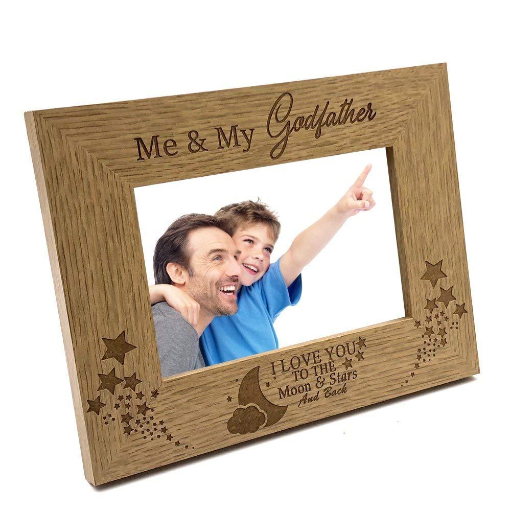 Me and My Godfather Love You To The Moon Photo Frame Gift - ukgiftstoreonline
