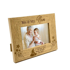 Me and My Nan Love You To The Moon Photo Frame Gift - ukgiftstoreonline