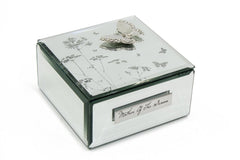 Mother Of The Groom Gift Beautiful Mirror Butterfly Jewellery Box - ukgiftstoreonline