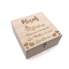Mum Gift Personalised Keepsake Box or Photo Box Gift - ukgiftstoreonline