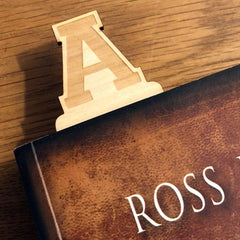 Personalised Alphabet and Name Wooden Bookmark Gifts - ukgiftstoreonline