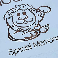 Personalised Baby Boy Blue Keepsake Memories Box Animal Themed - ukgiftstoreonline
