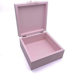 Personalised Baby Girl Pink Keepsake Memories Box Animal Themed - ukgiftstoreonline