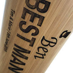 Personalised Bamboo Travel Mug Wedding Favour Gift Best Man Usher - ukgiftstoreonline