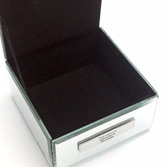 Personalised Beautiful Mirror Glass Butterfly Jewellery Box - ukgiftstoreonline