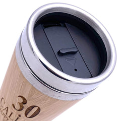 Personalised Birthday Bamboo Insulated Travel Mug Gift Any Age 18th, 21st, 30th, 40th, 50th, 60th, 70th, 80th - ukgiftstoreonline
