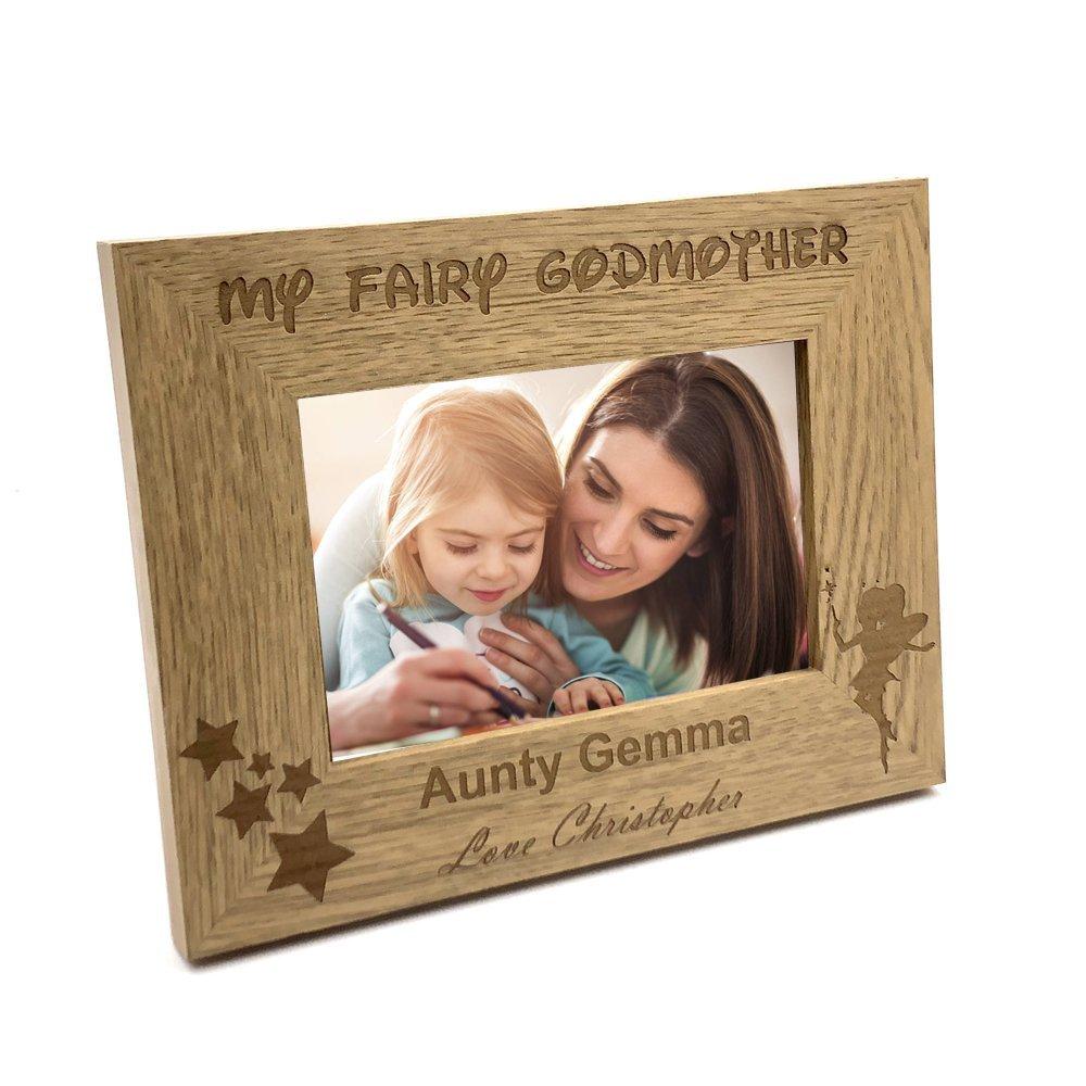 Personalised Fairy Godmother Photo Frame Gift - ukgiftstoreonline