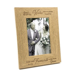 Personalised Father Of The Bride Gift Wooden Photo Frame - ukgiftstoreonline