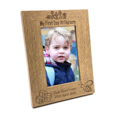 Personalised First Day At Nursery Photo Frame Gift - ukgiftstoreonline