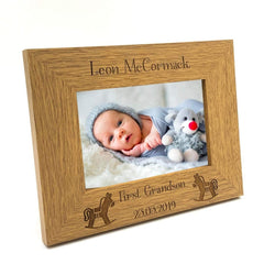 Personalised First Grandson Photo Frame Gift - ukgiftstoreonline