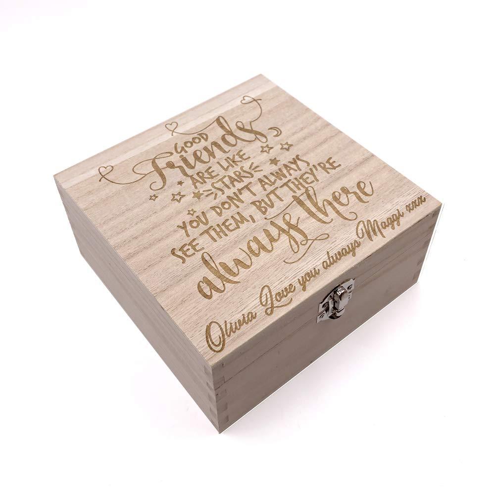 Personalised Friendship Keepsake Box or Photo Box Gift - ukgiftstoreonline