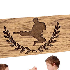 Personalised Judo Or Karate Gift Wood finish Photo Frame - ukgiftstoreonline
