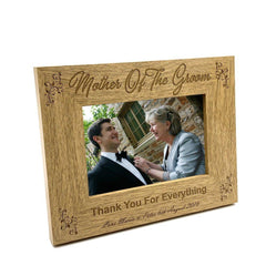 Personalised Mother Of The Groom Photo Frame Wedding Gift - ukgiftstoreonline