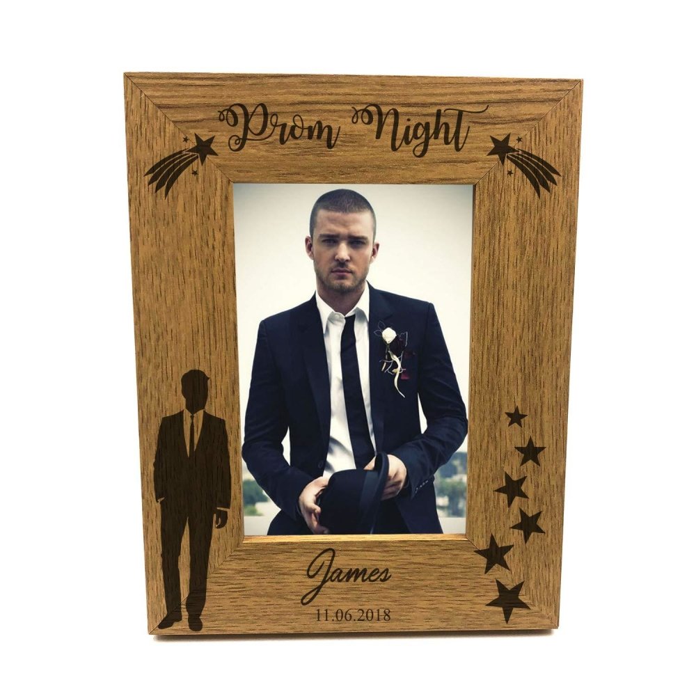 Personalised Prom Night Male Design Tuxedo Photo Frame Gift - ukgiftstoreonline
