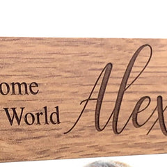 Personalised Welcome To The World Baby Photo Frame Gift - ukgiftstoreonline