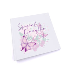 Personalised Special Daughter Pink & Purple Butterfly Gift Photo Album