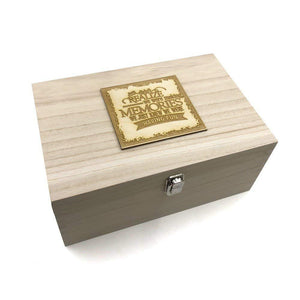 Raised Words Large Wooden Making Memories Keepsake Box - ukgiftstoreonline