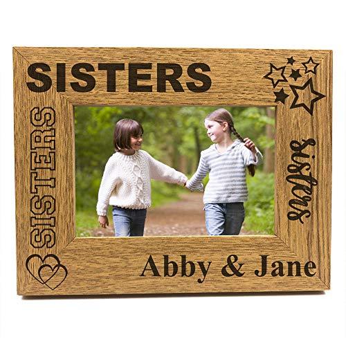 Sisters Sentiment Personalised Photo Frame Gift - ukgiftstoreonline