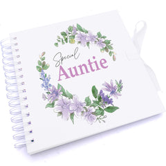 Personalised Special Auntie Scrapbook Photo Album