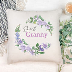 Personalised Special Granny Cushion Gift
