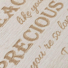 Teachers Like You Are Precious and Few Wooden Hanging Heart Gift Plaque - ukgiftstoreonline