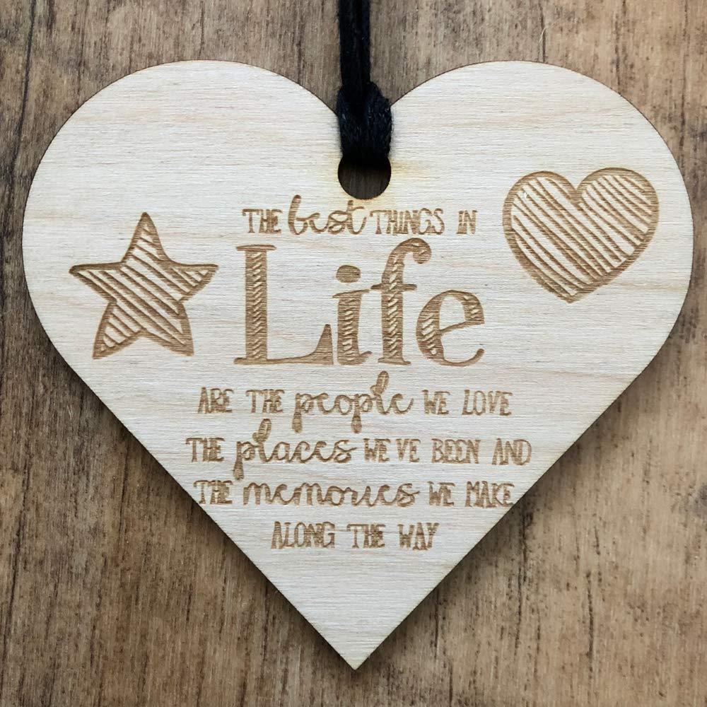 The best things in life Wooden Plaque Gift - ukgiftstoreonline