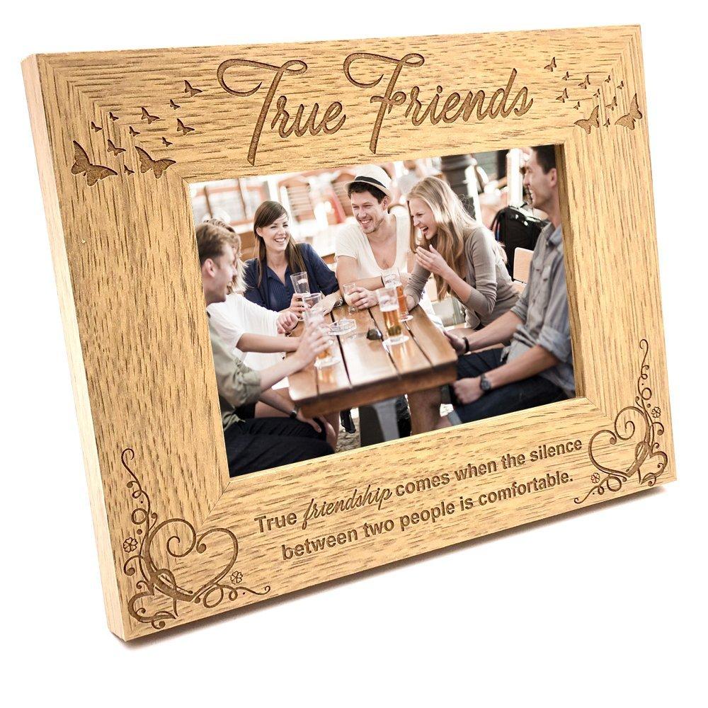 True Friends Wooden Photo Frame Gift - ukgiftstoreonline