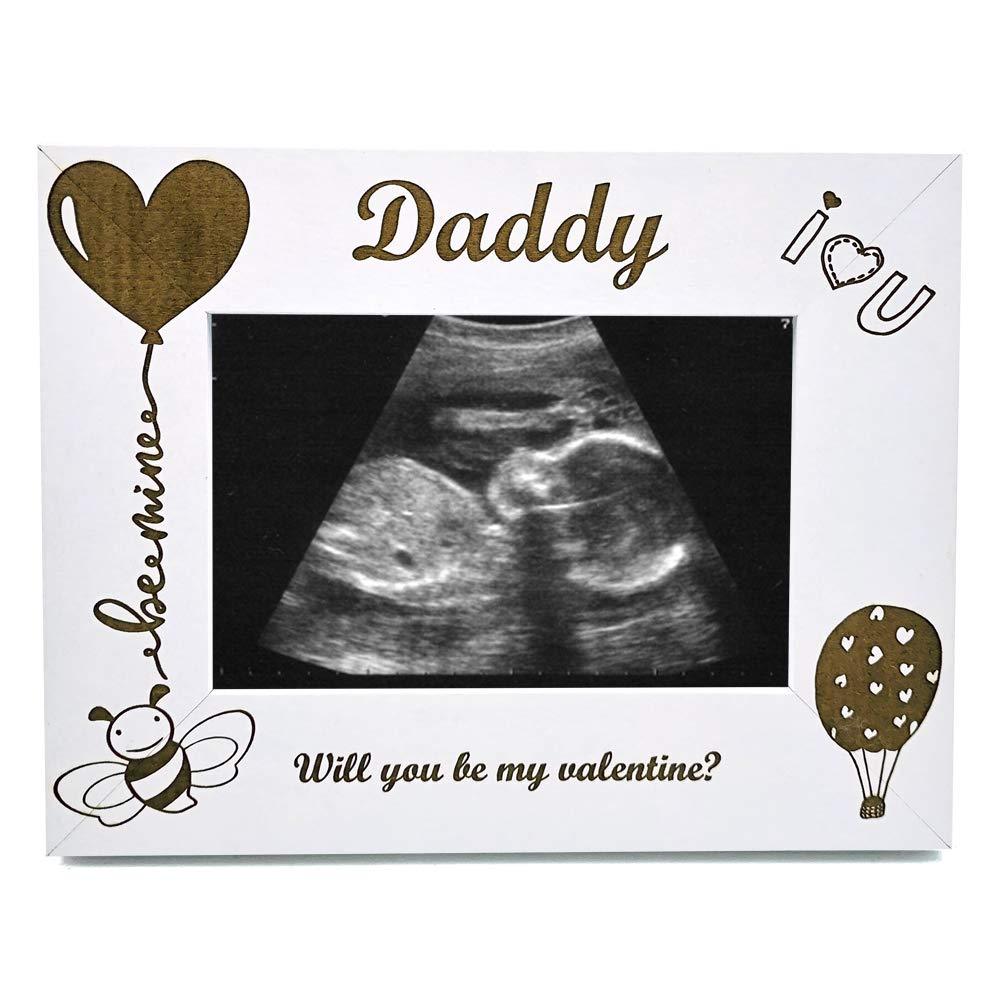 ukgiftstoreonline Daddy To Be Baby Scan Valentines Day Photo Frame Gift C48W-26 - ukgiftstoreonline