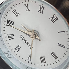 ukgiftstoreonline Engraved Heart Crystal Glass Clock Any 1st, 5th, 10th, 25th, 30th, 40th, 50th, 60th - ukgiftstoreonline