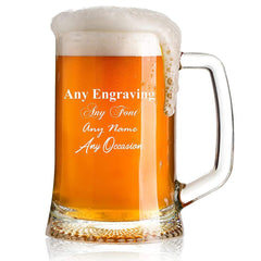 ukgiftstoreonline Engraved Personalised Pint Glass Beer Tankard Gift Boxed - ukgiftstoreonline