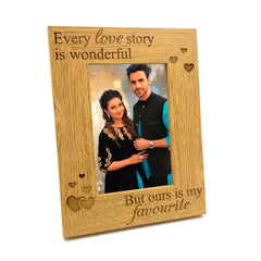 ukgiftstoreonline Every Love Story Is Beautiful But Ours Is My Favourite Photo Frame Gift - ukgiftstoreonline