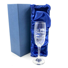 ukgiftstoreonline Graduation Gift - The Tassel Was Personalised Champagne Flute - ukgiftstoreonline