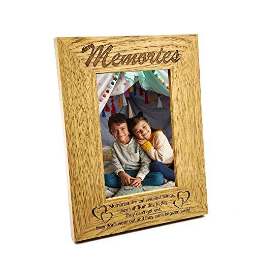 ukgiftstoreonline Memories Are The Loveliest Things Wooden Photo Frame Gift - ukgiftstoreonline