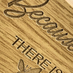 ukgiftstoreonline Personalised Because Someone We Love Is In Heaven Remembrance Photo Frame - ukgiftstoreonline