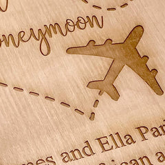 ukgiftstoreonline Personalised Honeymoon Memories Scrapbook Photo Album - ukgiftstoreonline