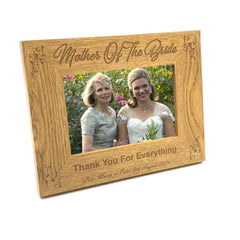 ukgiftstoreonline Personalised Mother Of The Bride Photo Frame Wedding Gift - ukgiftstoreonline