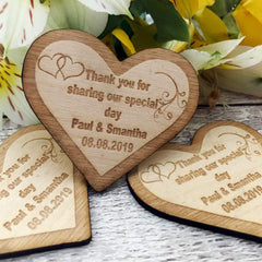 ukgiftstoreonline Thank you for sharing our special day tags Table Decorations Wedding Favours - ukgiftstoreonline