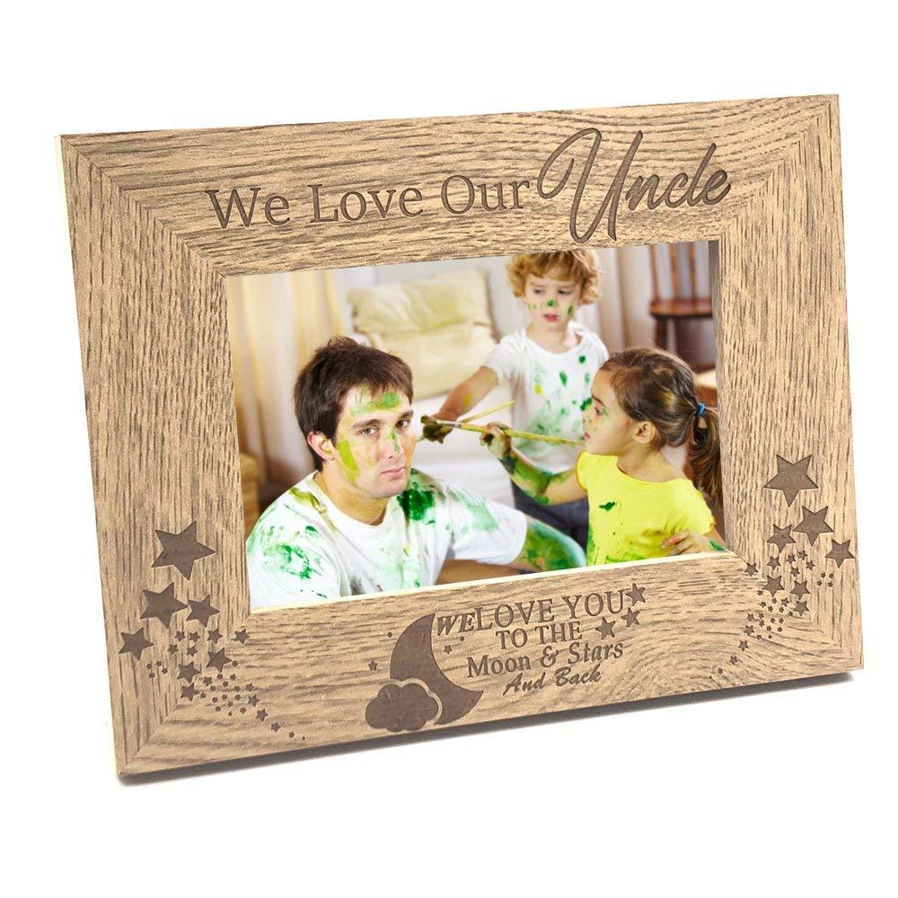 We Love Our Uncle Wooden Photo Frame Gift - ukgiftstoreonline