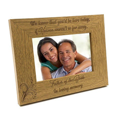 Wedding Memorial Picture Frame for Dad Father of Bride - ukgiftstoreonline